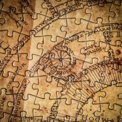 Harry Potter - Karte des Rumtreibers Premium Puzzle