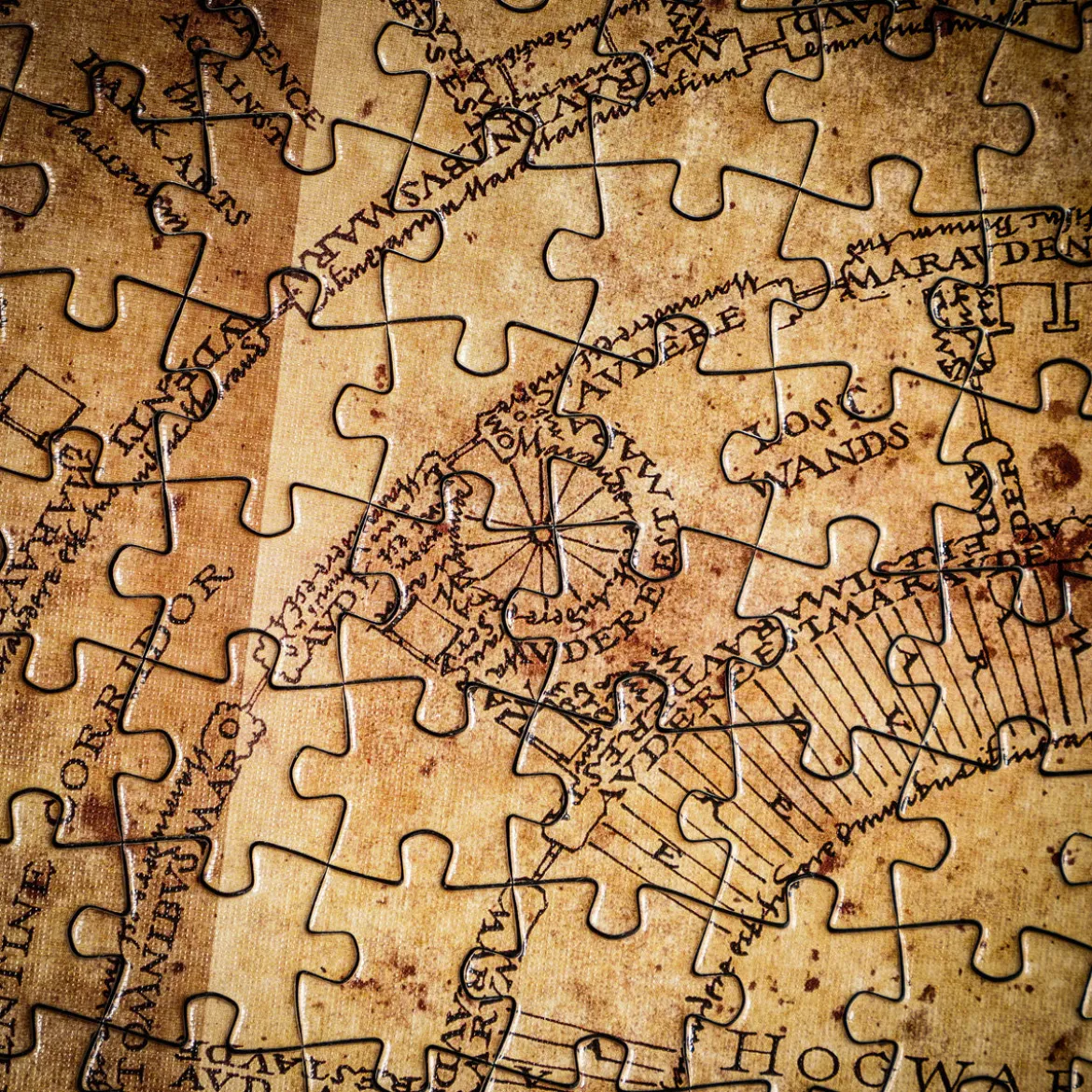 Harry Potter - Karte des Rumtreibers Premium Puzzle