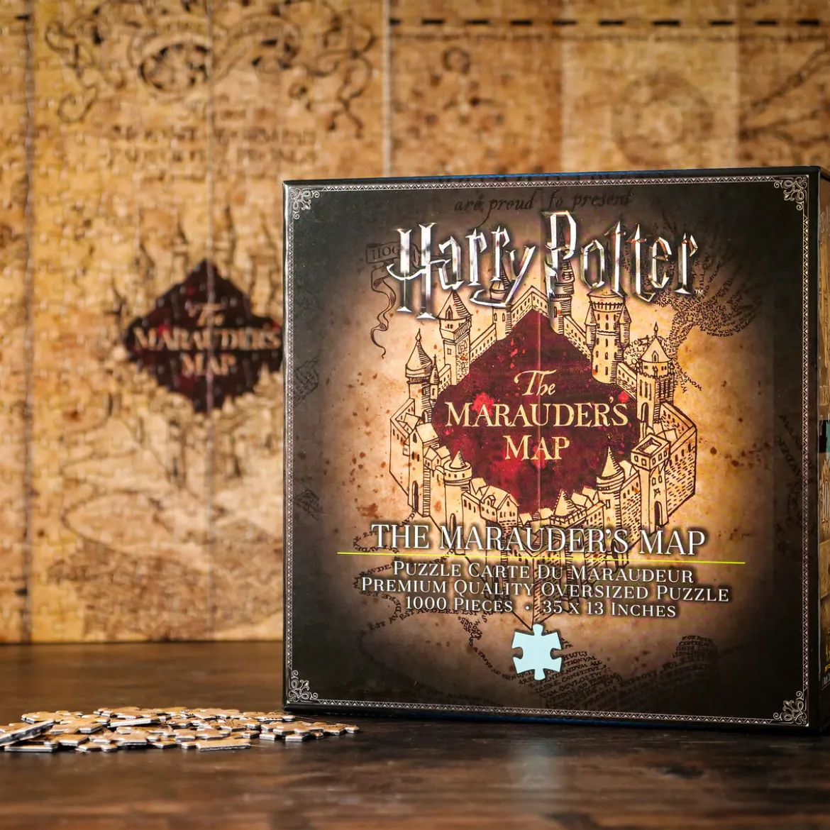 Harry Potter - Karte des Rumtreibers Premium Puzzle