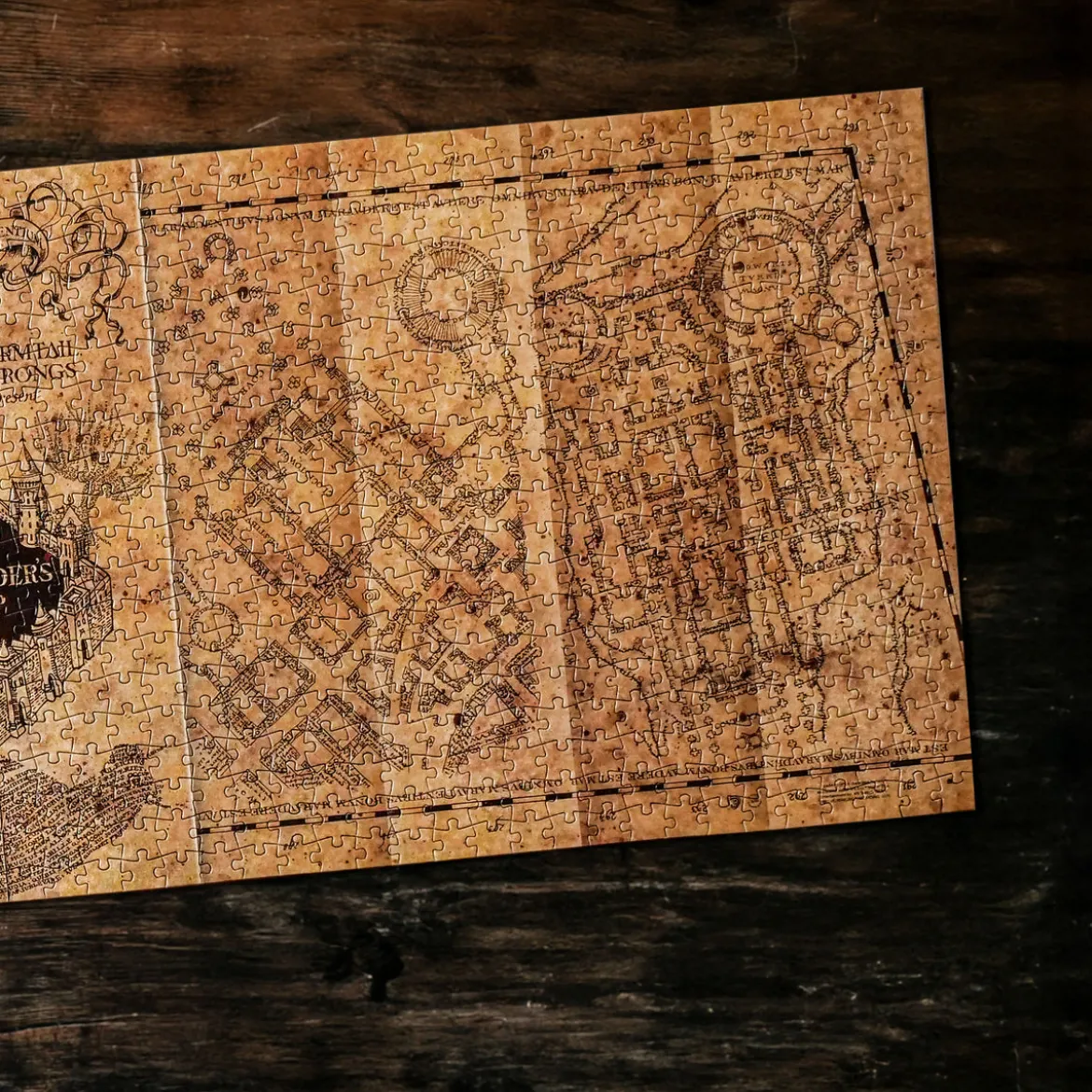 Harry Potter - Karte des Rumtreibers Premium Puzzle