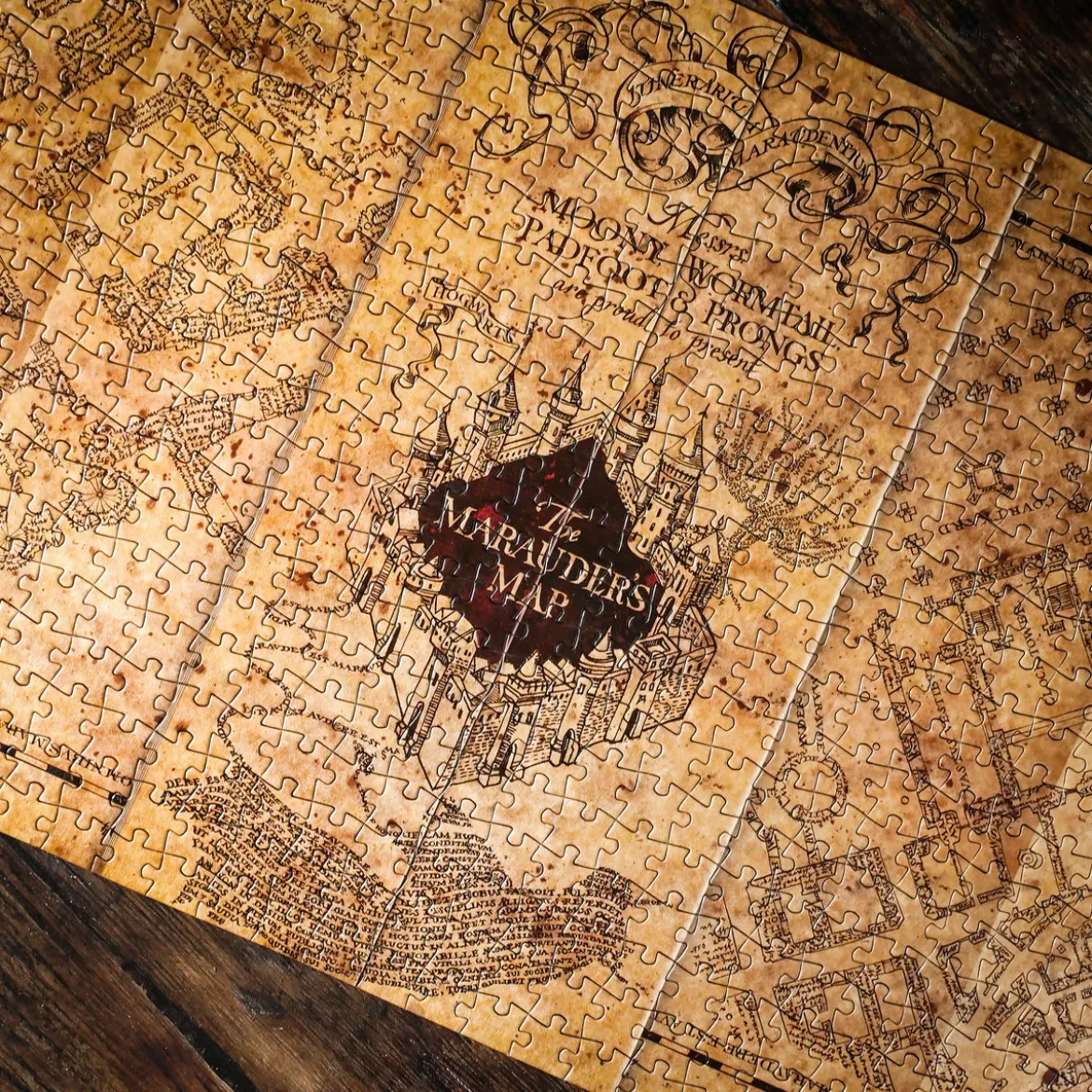 Harry Potter - Karte des Rumtreibers Premium Puzzle