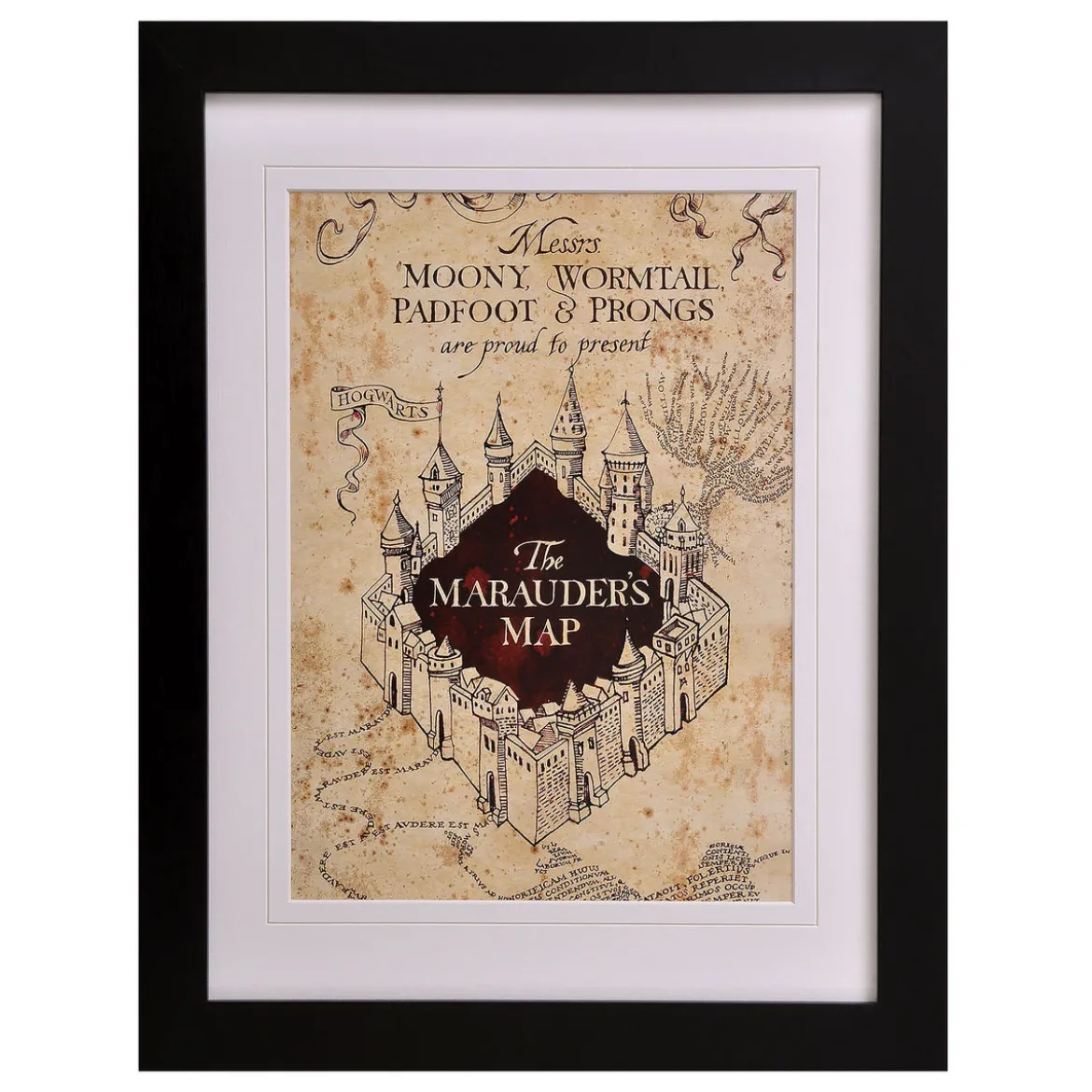 Harry Potter - Karte des Rumtreibers Wandbild