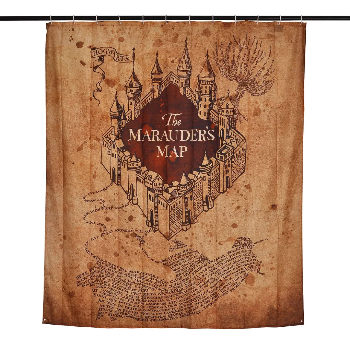 Harry Potter - Karte des Rumtreibers Duschvorhang