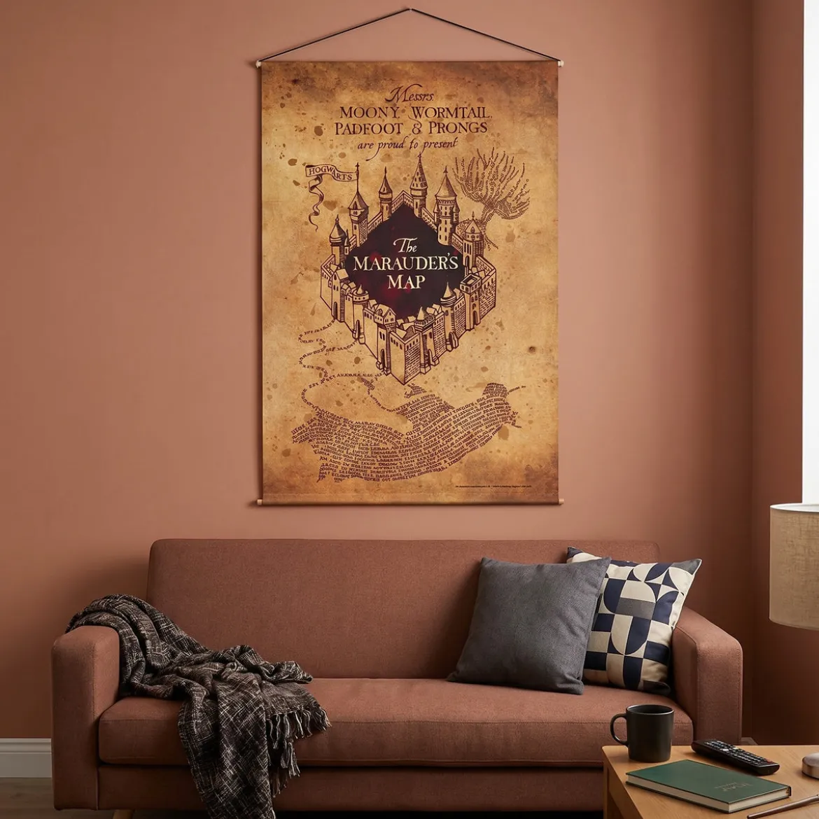 Harry Potter - Karte des Rumtreibers Wall Scroll
