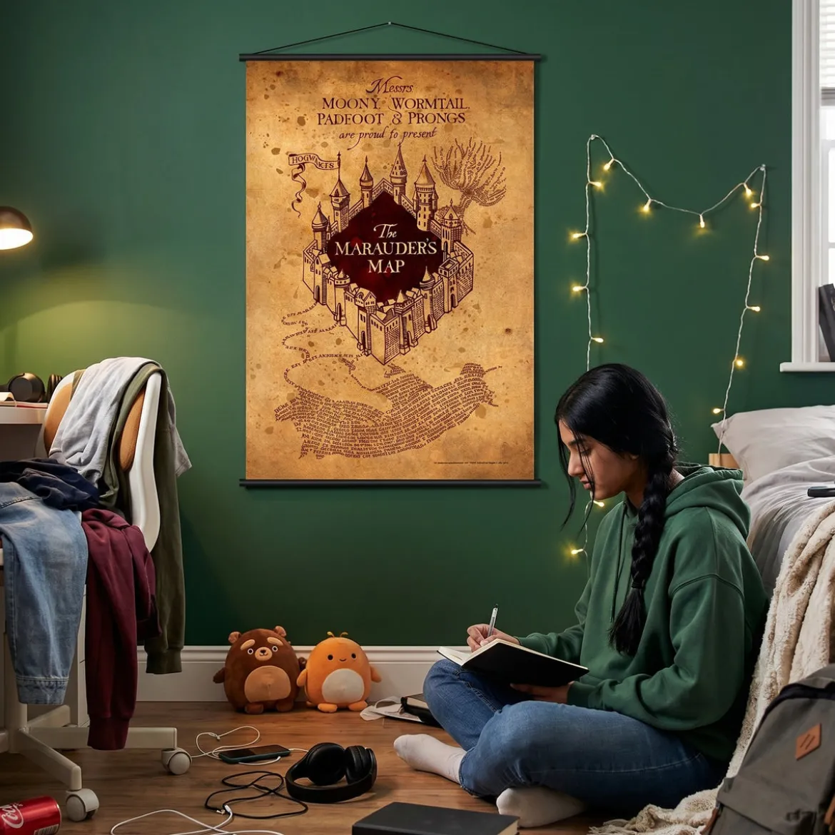 Harry Potter - Karte des Rumtreibers Wall Scroll