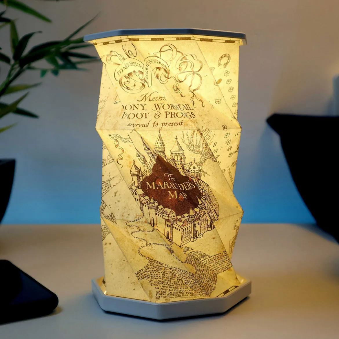 Harry Potter - Karte des Rumtreibers Lampe faltbar