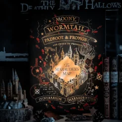 Harry Potter - Karte des Rumtreibers Wandbild mit Licht