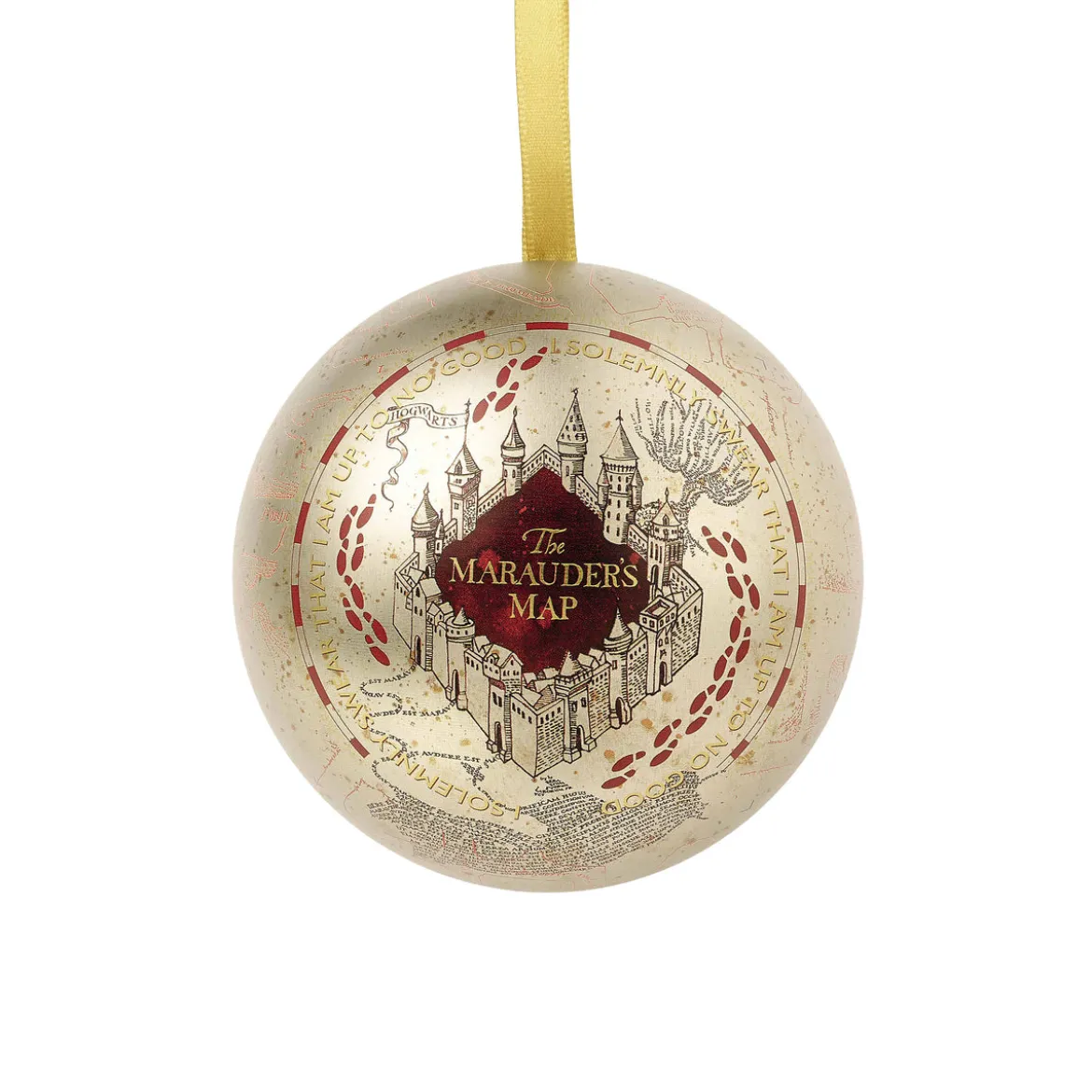 Harry Potter - Karte des Rumtreibers Weihnachtskugel mit Pin