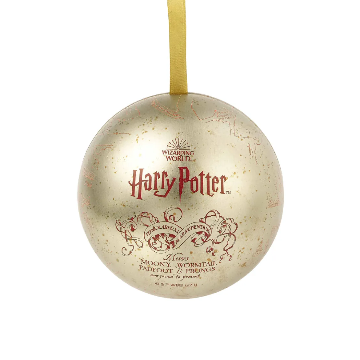Harry Potter - Karte des Rumtreibers Weihnachtskugel mit Pin