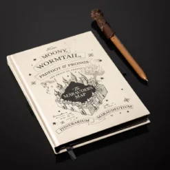 Harry Potter - Karte des Rumtreibers Notizbuch mit UV-Zauberstabstift
