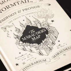 Harry Potter - Karte des Rumtreibers Notizbuch mit UV-Zauberstabstift