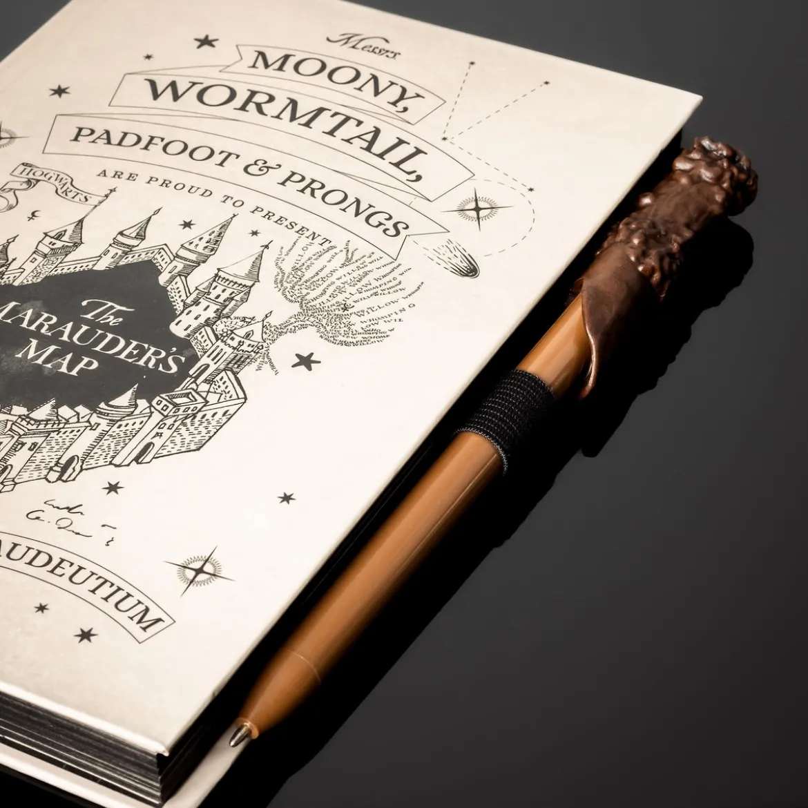 Harry Potter - Karte des Rumtreibers Notizbuch mit UV-Zauberstabstift