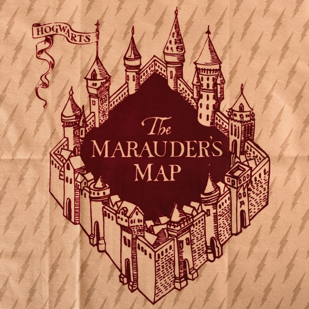 Harry Potter - Karte des Rumtreibers & Hogwarts Geschirrtücher Set
