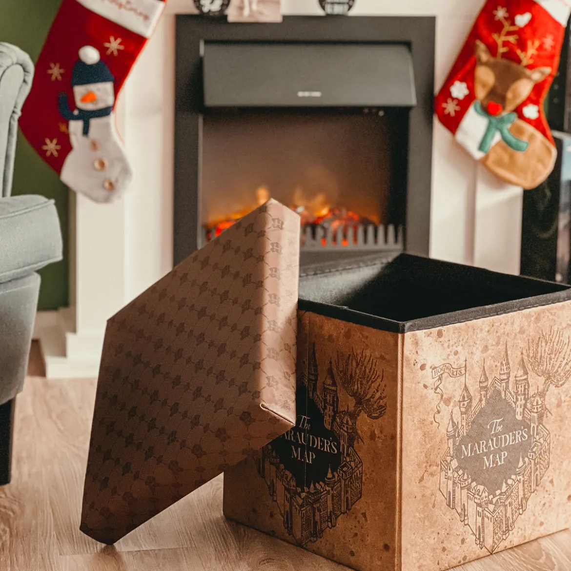Harry Potter - Karte des Rumtreibers Hocker mit Stauraum