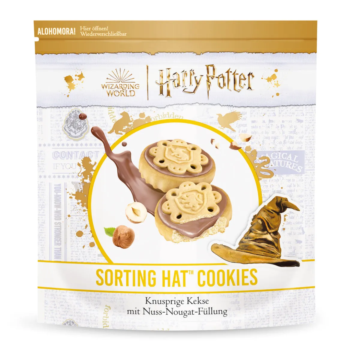 Harry Potter - Kekse mit Nuss-Nougat-Füllung