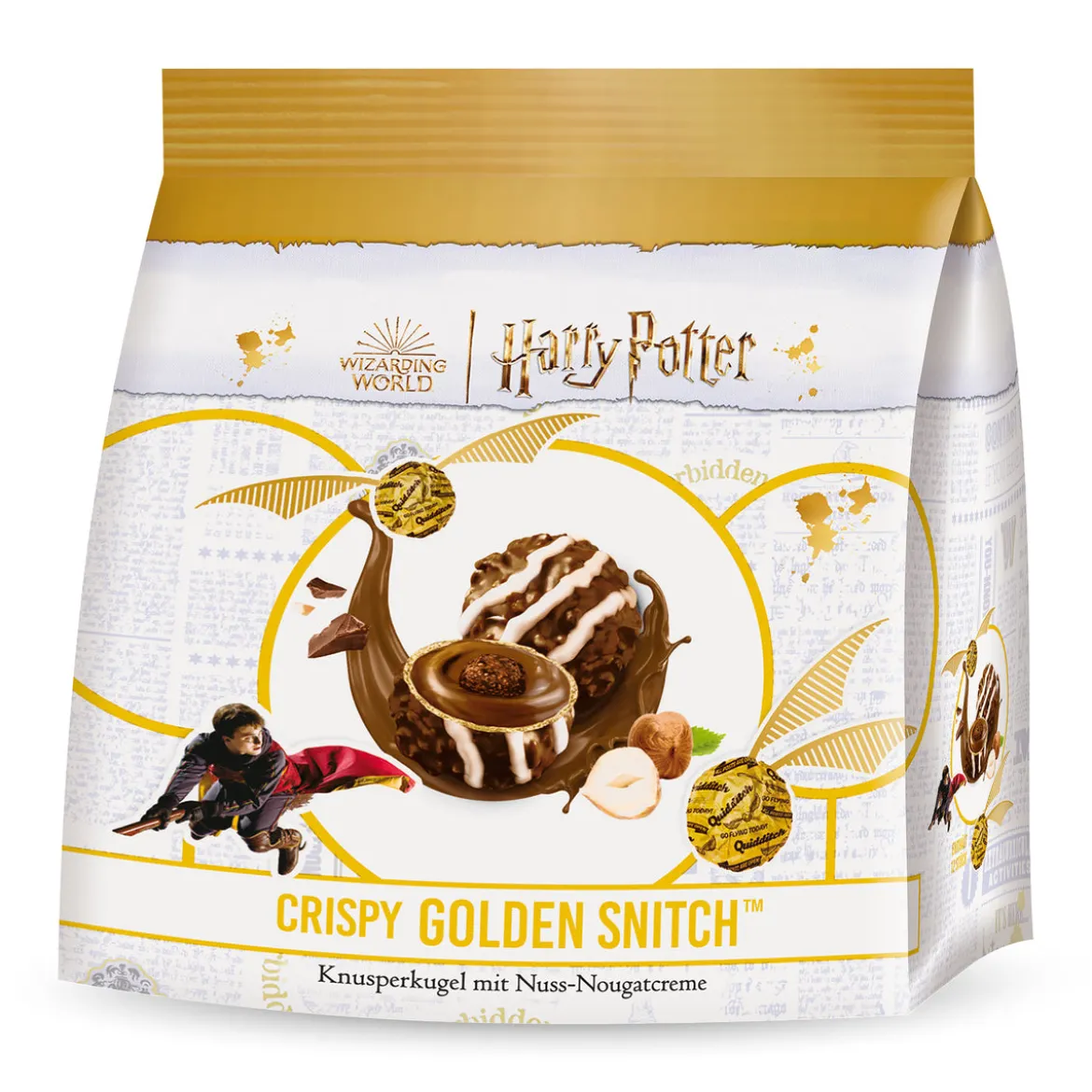 Harry Potter - Knusperkugeln mit Nuss-Nougat-Creme