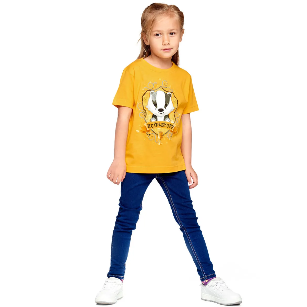 Harry Potter - Magical Hufflepuff T-Shirt Kinder gelb