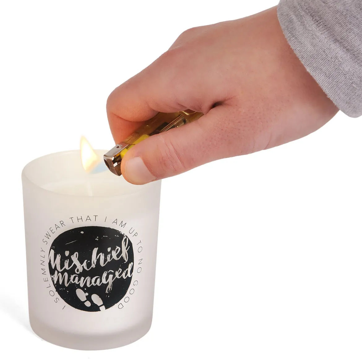 Harry Potter - Mischief Managed Kerze im Glas