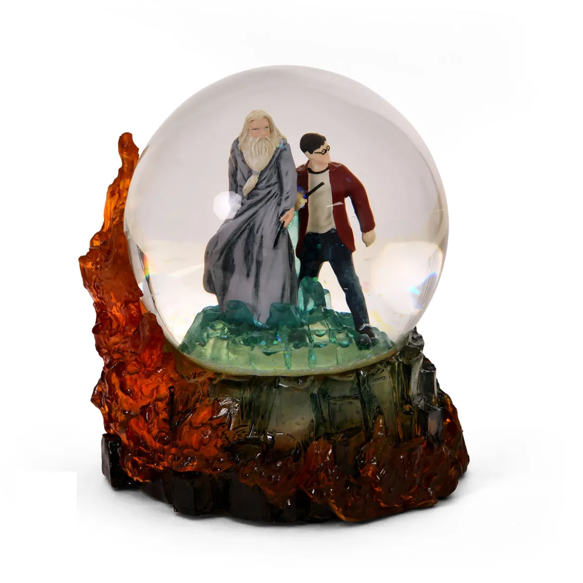 Harry Potter mit Dumbledore Schneekugel