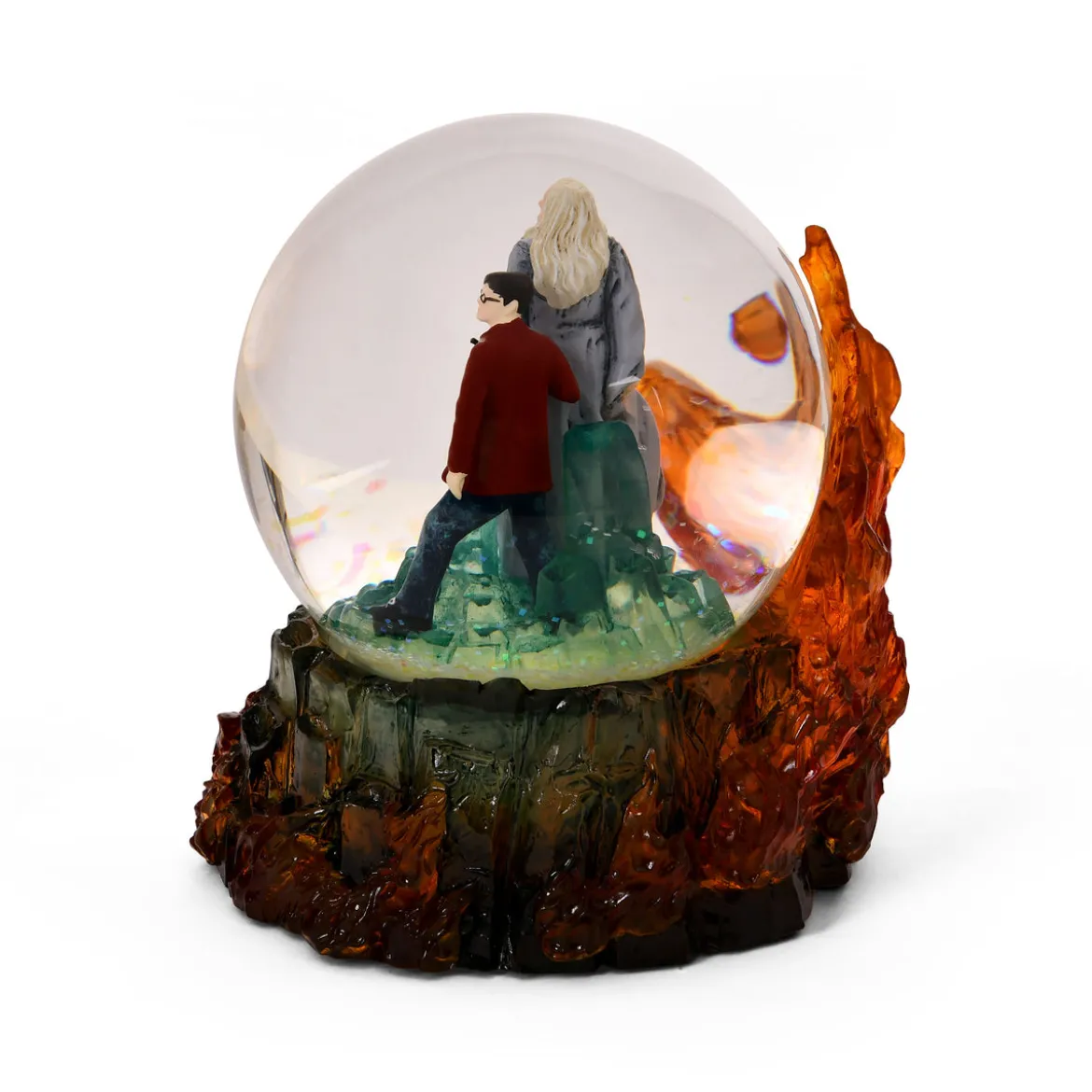 Harry Potter mit Dumbledore Schneekugel