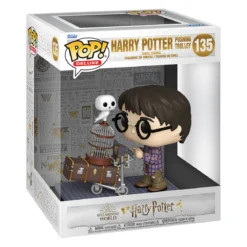 Harry Potter mit Kofferwagen am Gleis 9 3/4 Funko Pop Figur