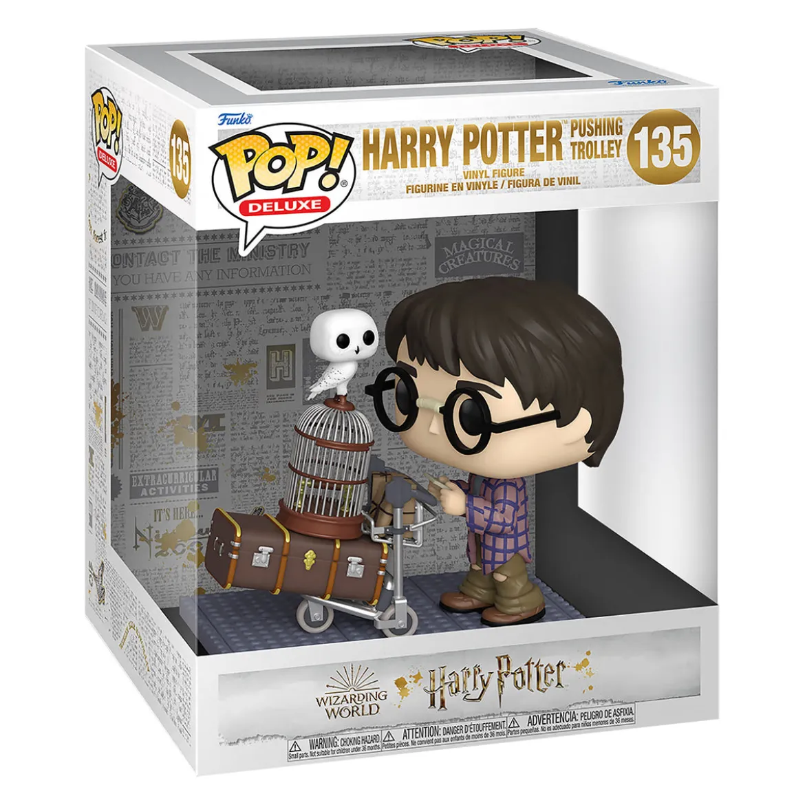 Harry Potter mit Kofferwagen am Gleis 9 3/4 Funko Pop Figur