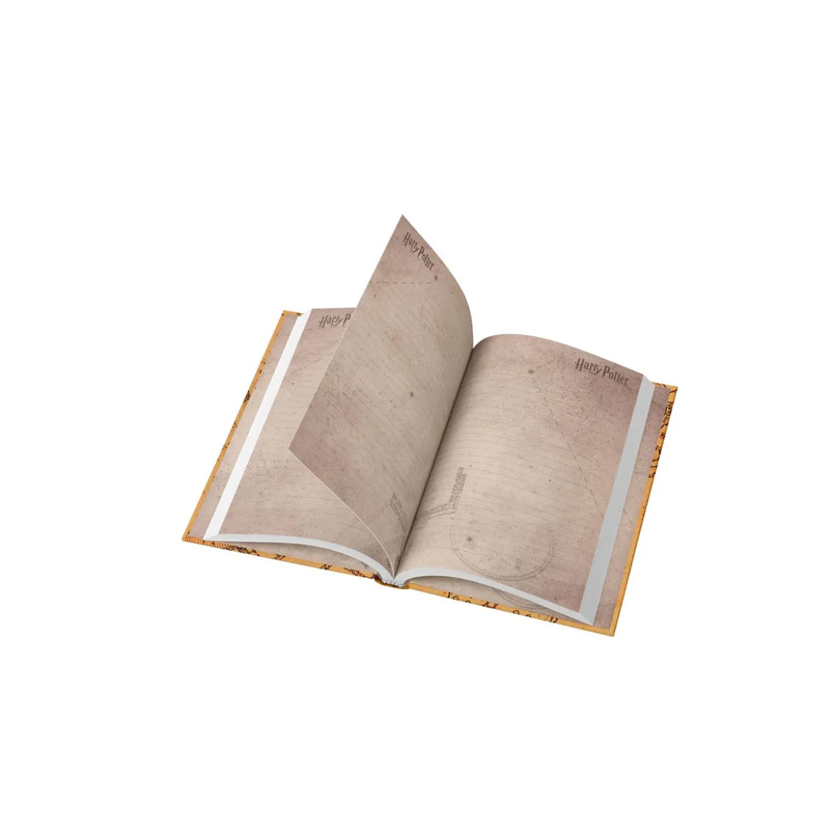 Harry Potter Notizbuch mit Leuchtfunktion Karte des Rumtreibers