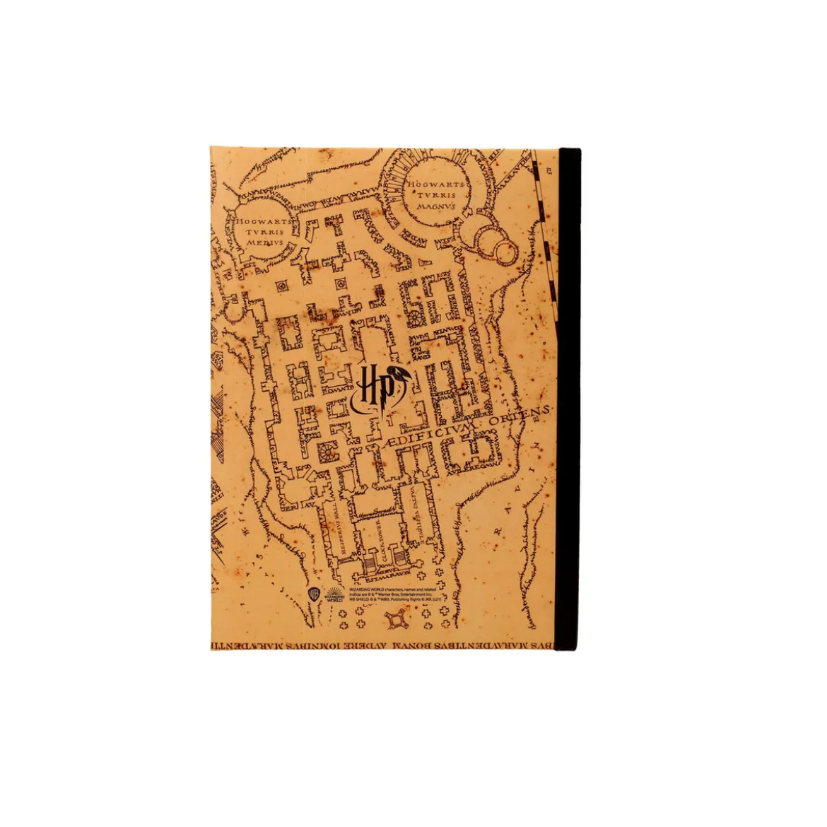 Harry Potter Notizbuch mit Leuchtfunktion Karte des Rumtreibers