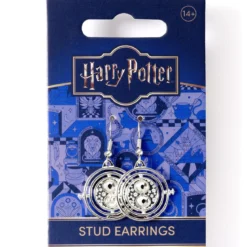 Harry Potter Ohrringe Time Turner (Silberfarben)