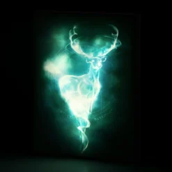 Harry Potter - Patronus Wandbild mit Licht