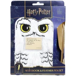 Harry Potter Plüsch Notizbuch Set mit Stift Hedwig Magical