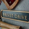 Harry Potter - Privet Drive Glow in the Dark Holz Wandbild