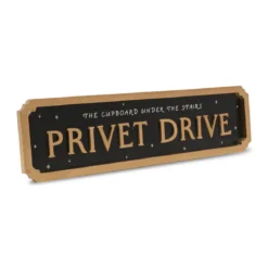 Harry Potter - Privet Drive Glow in the Dark Holz Wandbild