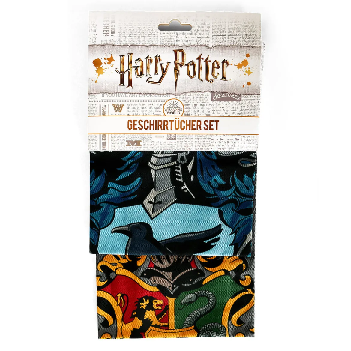 Harry Potter - Ravenclaw & Hogwarts Geschirrtücher Set