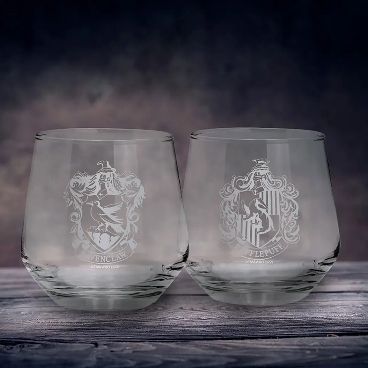 Harry Potter - Ravenclaw & Hufflepuff Gläser 2er Set