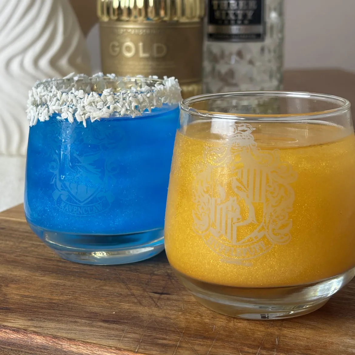 Harry Potter - Ravenclaw & Hufflepuff Gläser 2er Set