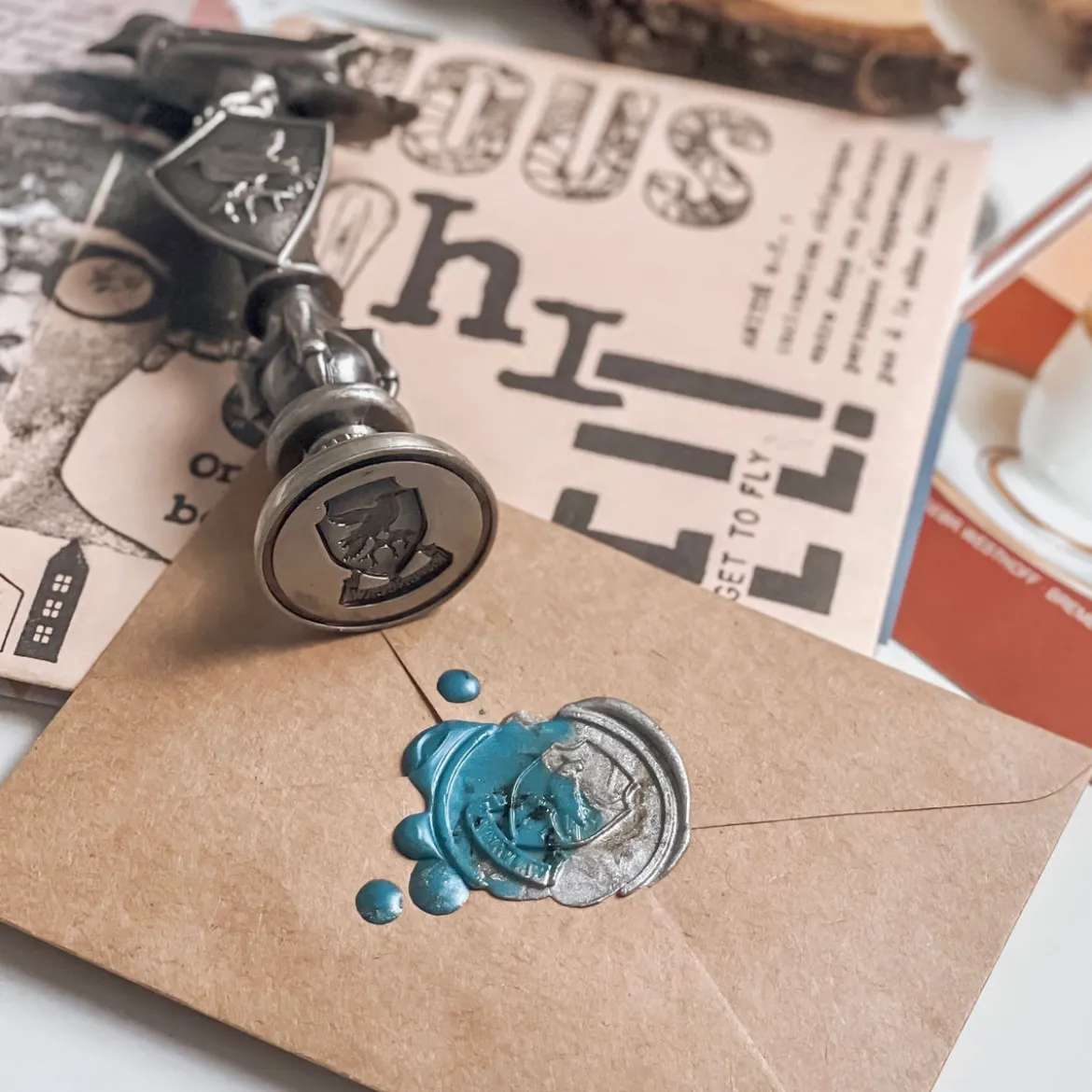Harry Potter - Ravenclaw Siegel mit Wachs