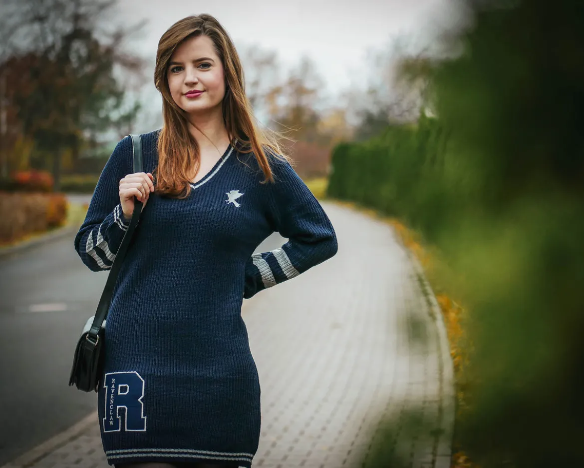 Harry Potter - Ravenclaw Strickkleid blau