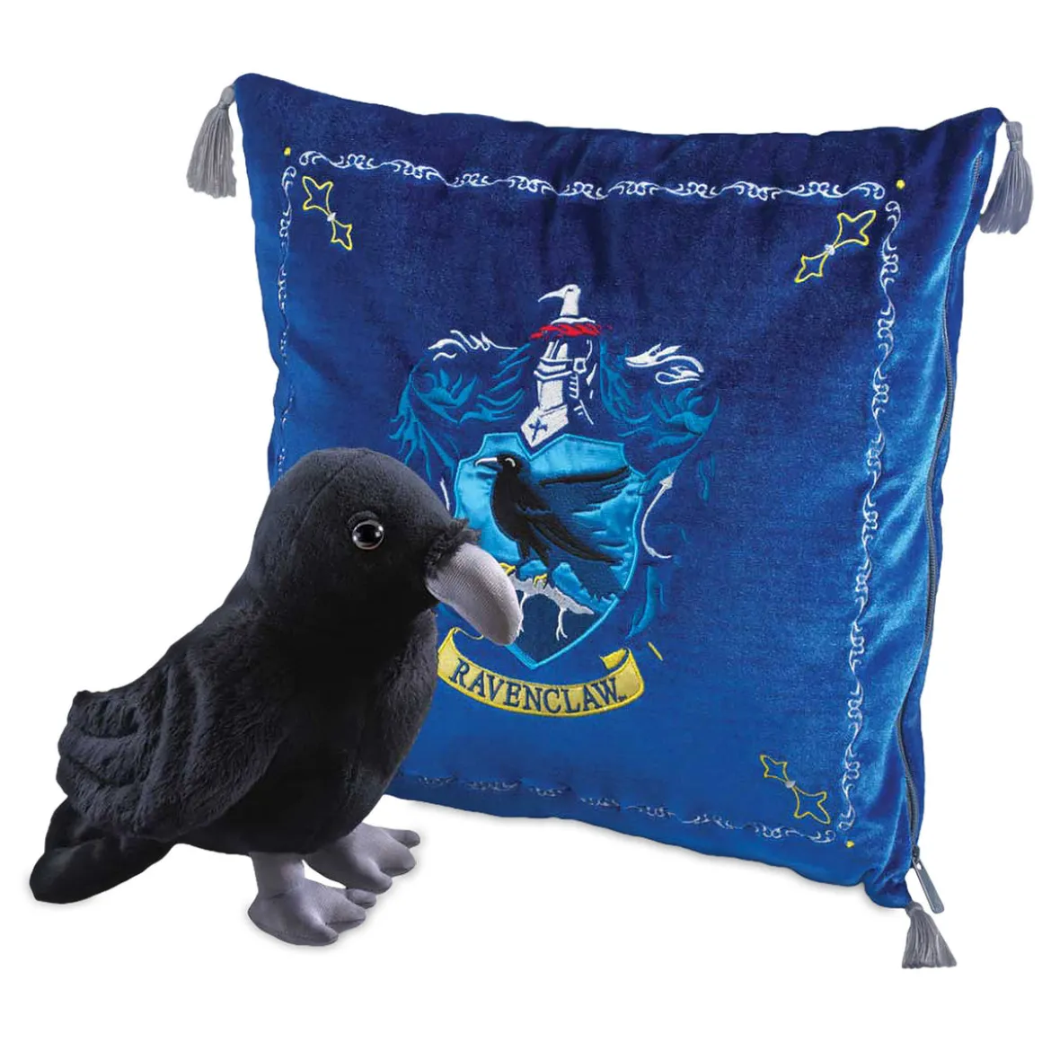 Harry Potter - Ravenclaw Wappen Kissen mit Plüsch Figur