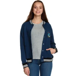 Harry Potter - Ravenclaw Wappen College Jacke Damen blau