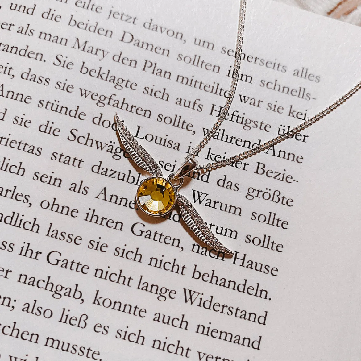 Harry Potter - Schnatz Kette mit Kristall