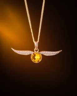 Harry Potter - Schnatz Kette mit Kristall