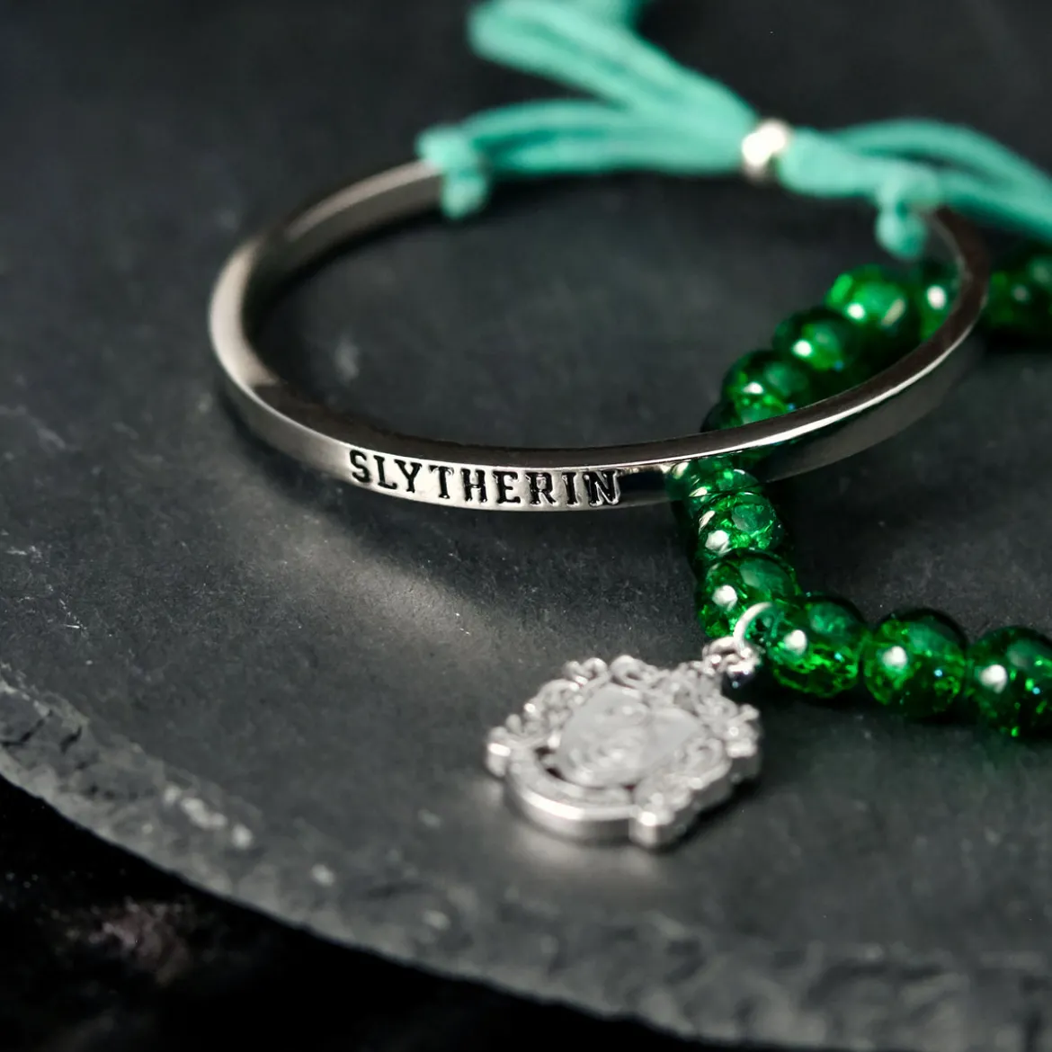 Harry Potter - Slytherin Armbänder 5er Set
