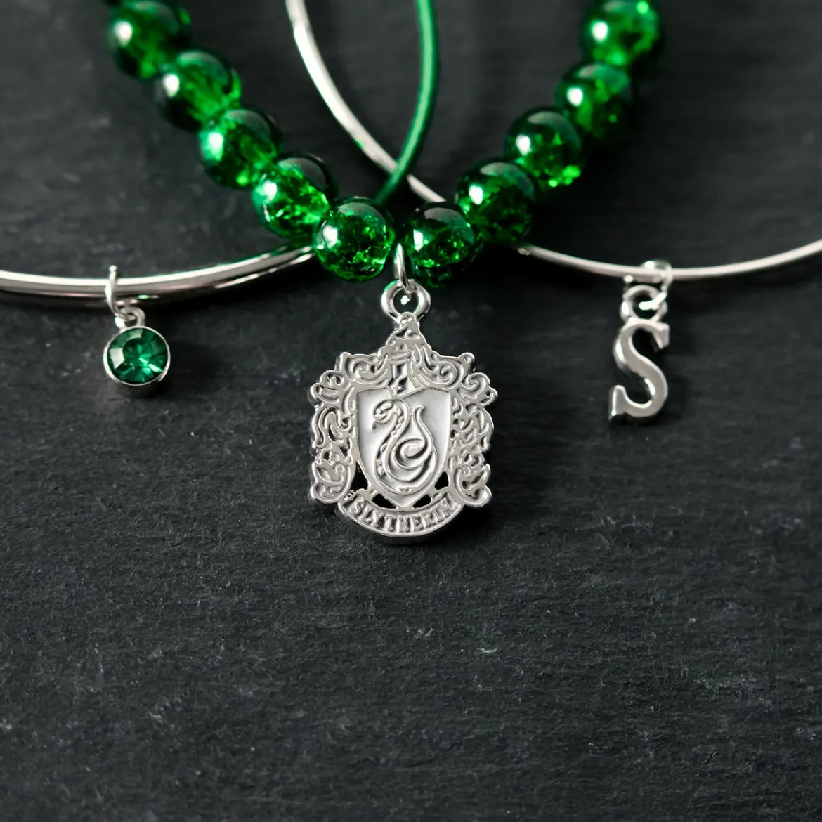 Harry Potter - Slytherin Armbänder 5er Set