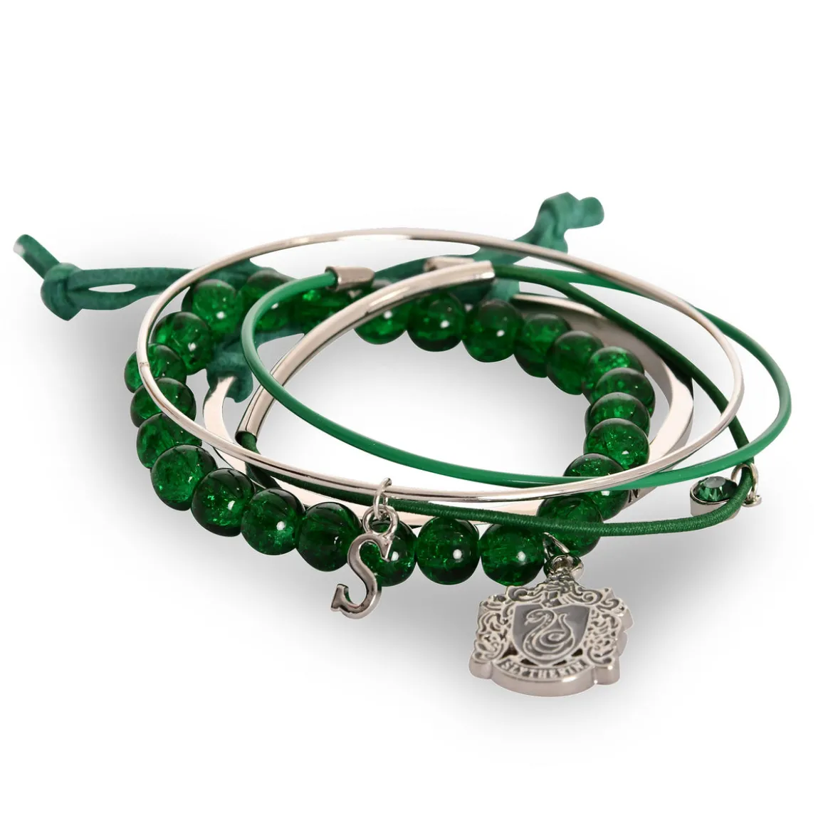 Harry Potter - Slytherin Armbänder 5er Set