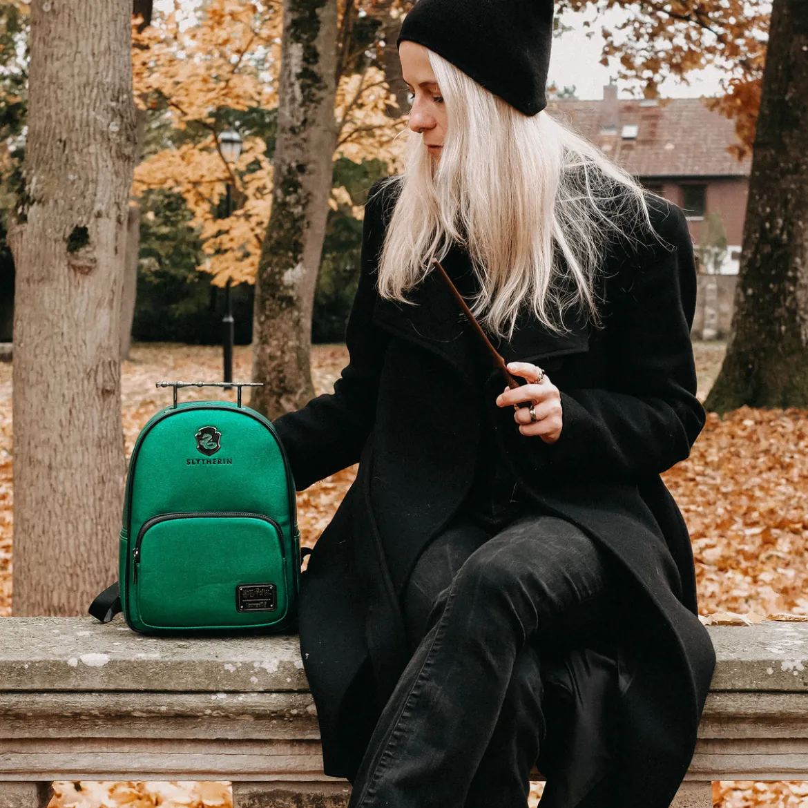 Harry Potter - Slytherin Glitter Mini Rucksack