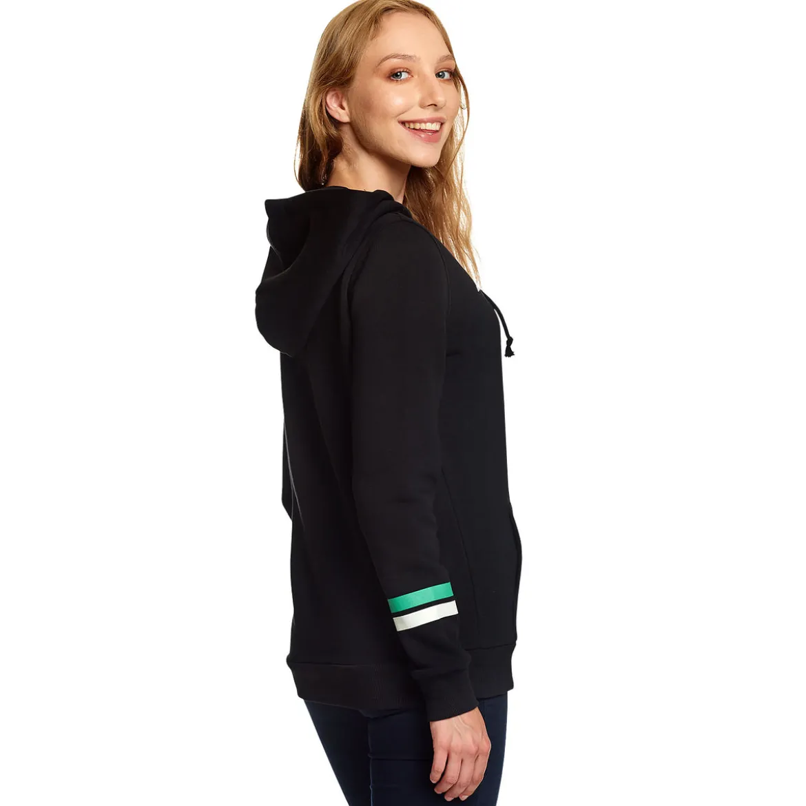 Harry Potter - Slytherin Hogwarts Alumni Hoodie Damen schwarz