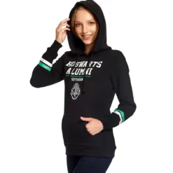 Harry Potter - Slytherin Hogwarts Alumni Hoodie Damen schwarz