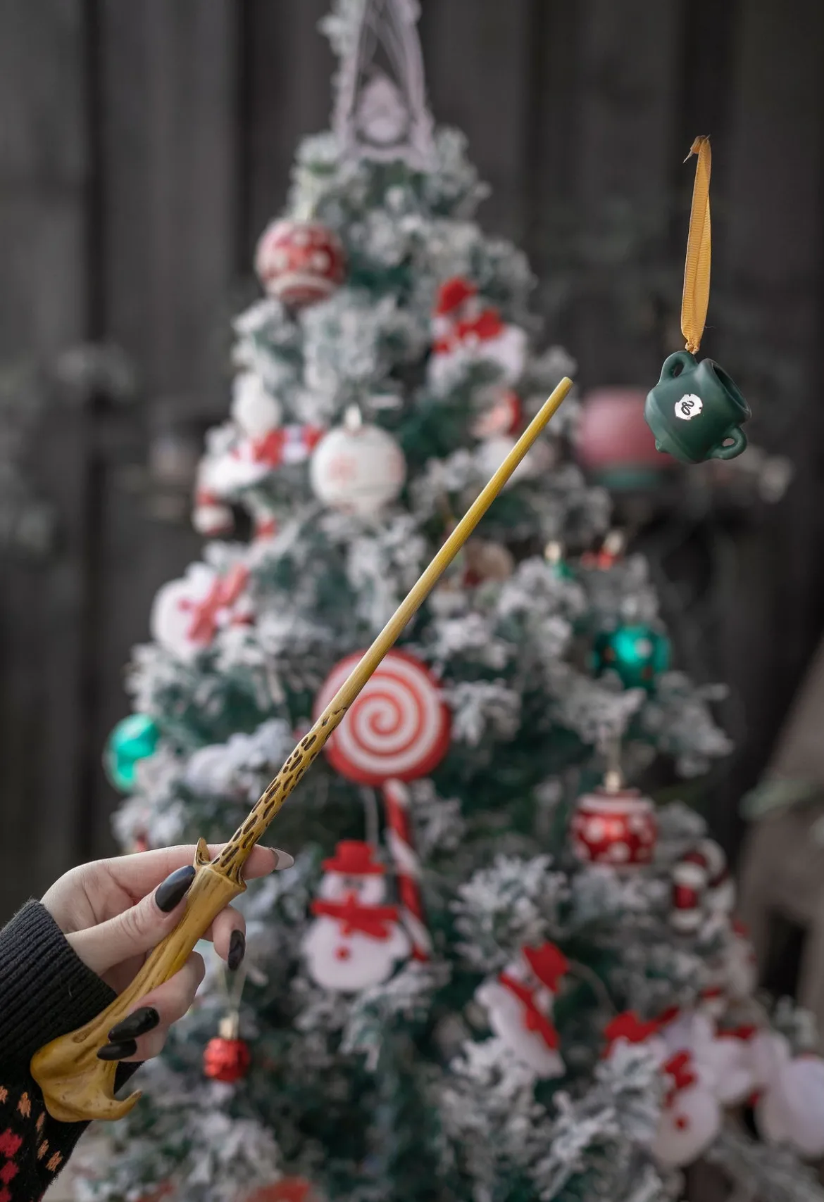 Harry Potter - Slytherin Kessel Weihnachtsbaum-Schmuck