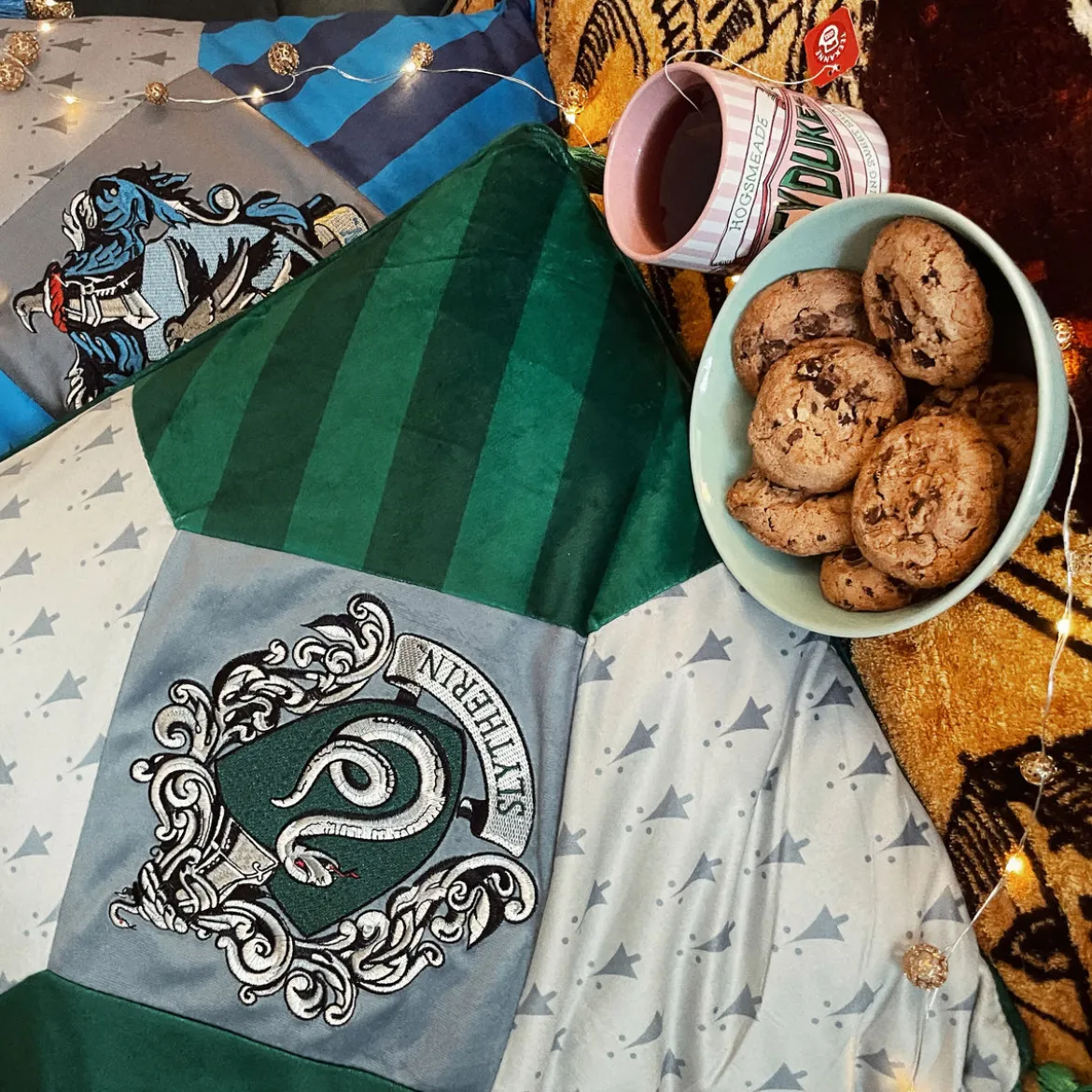 Harry Potter - Slytherin Kissen mit Quasten deluxe